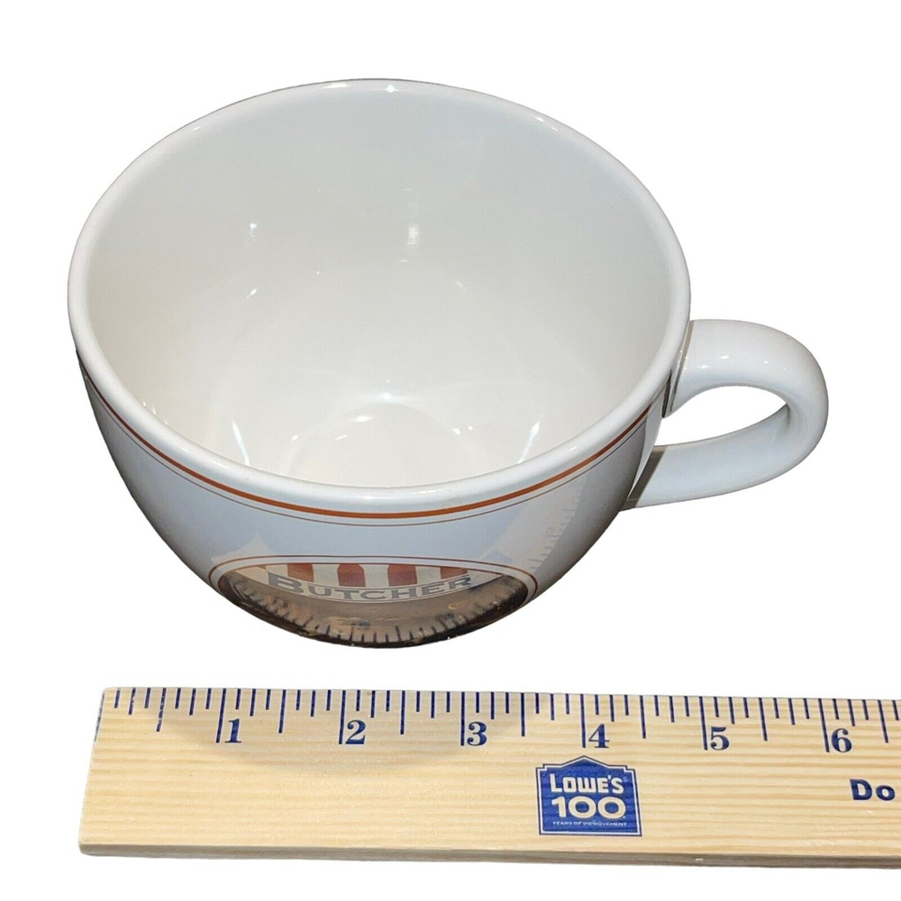 90s Vtg 1994 Warner Bros‎ Looney Tunes Delancey St Tasmanian Devil Butcher Mug - Picture 7 of 9